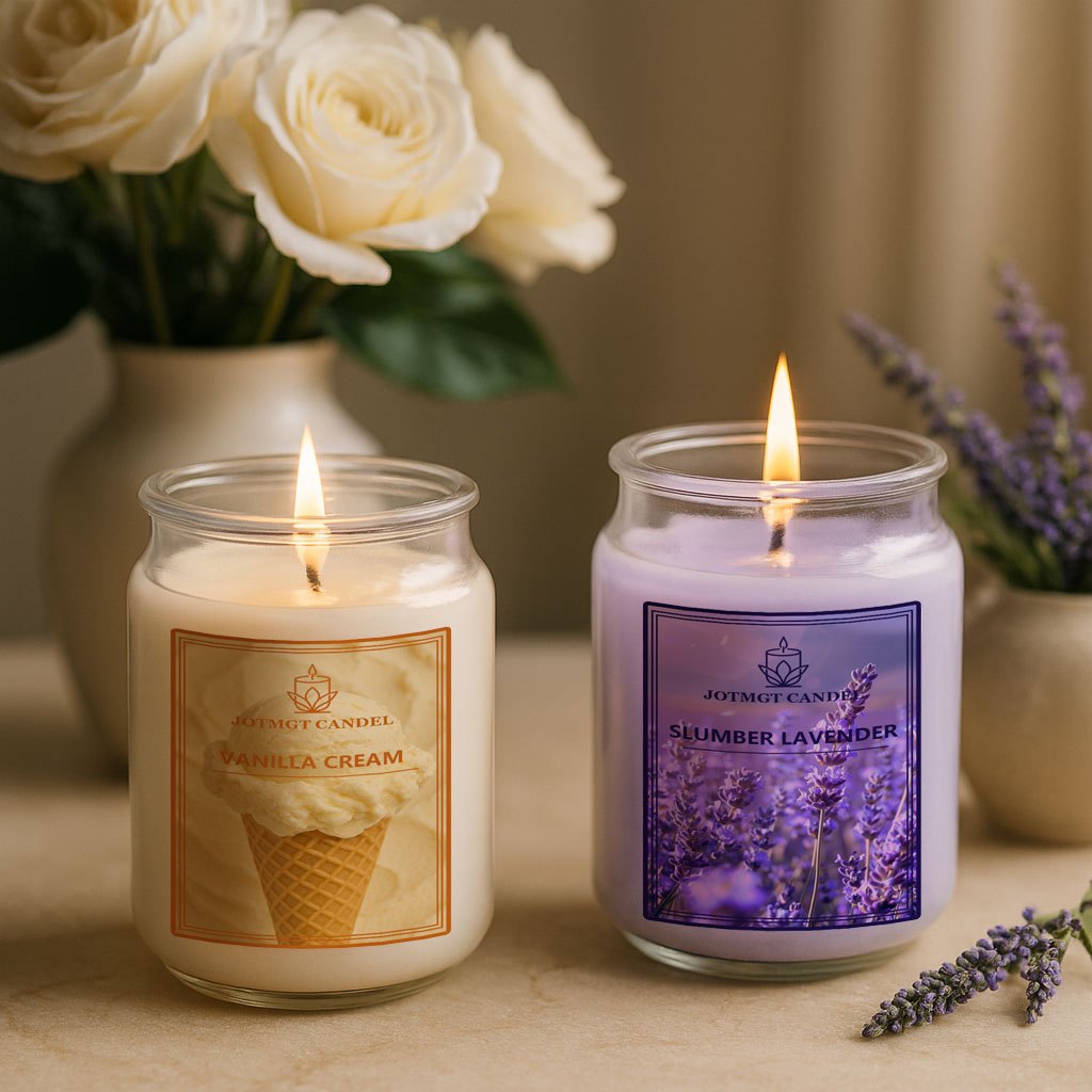 Lavender Scented Candle Set - Jar Candles for Home Decor | Perfect for Mother's Day, Weddings & Special Occasions | Spa-Grade Relaxation Experience