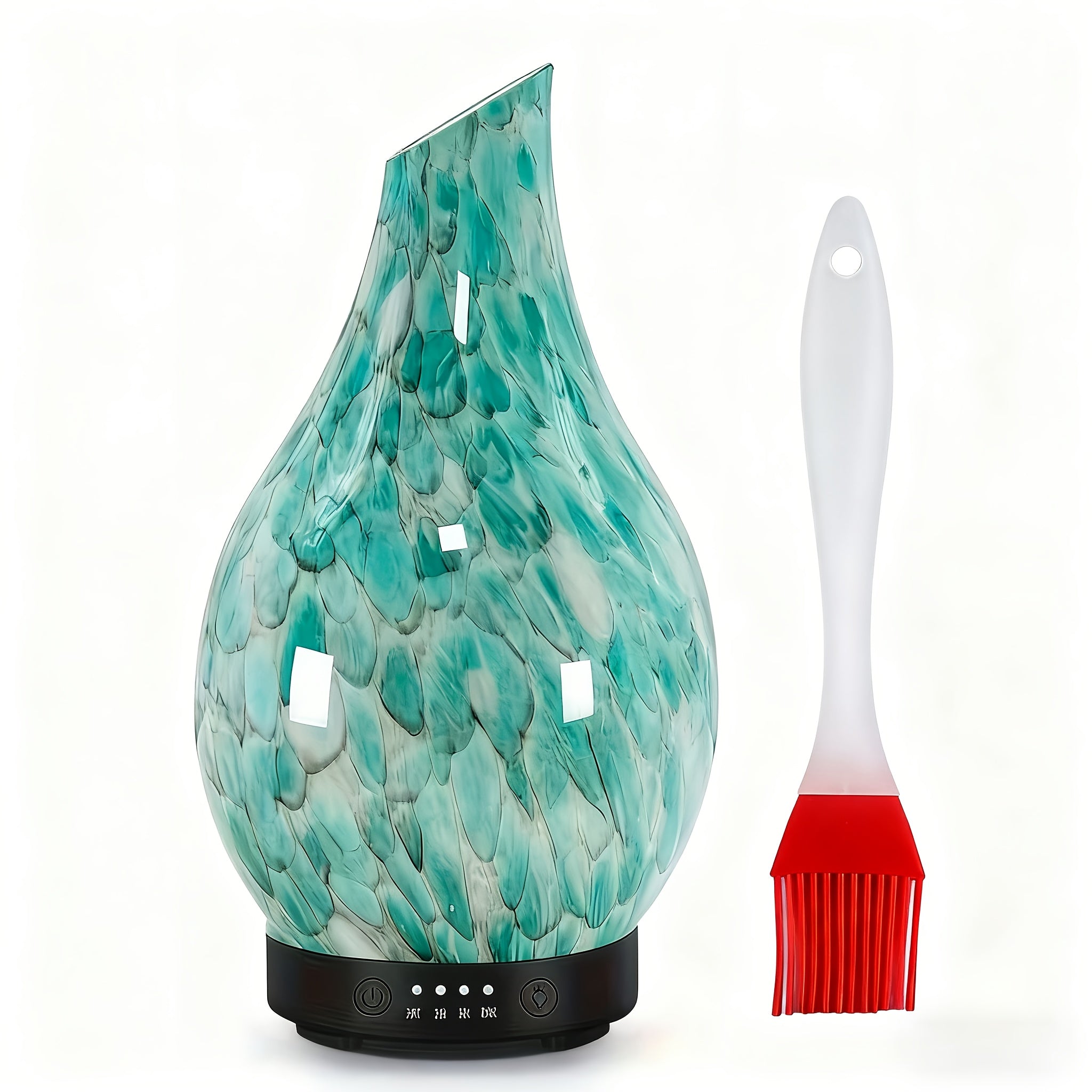 Essential Oil Diffuser 4.06oz - Handmade, BPA-Free, Auto Shut-Off, 4 Timer Settings, 7 Color-Changing LED for Home, Yoga, Office