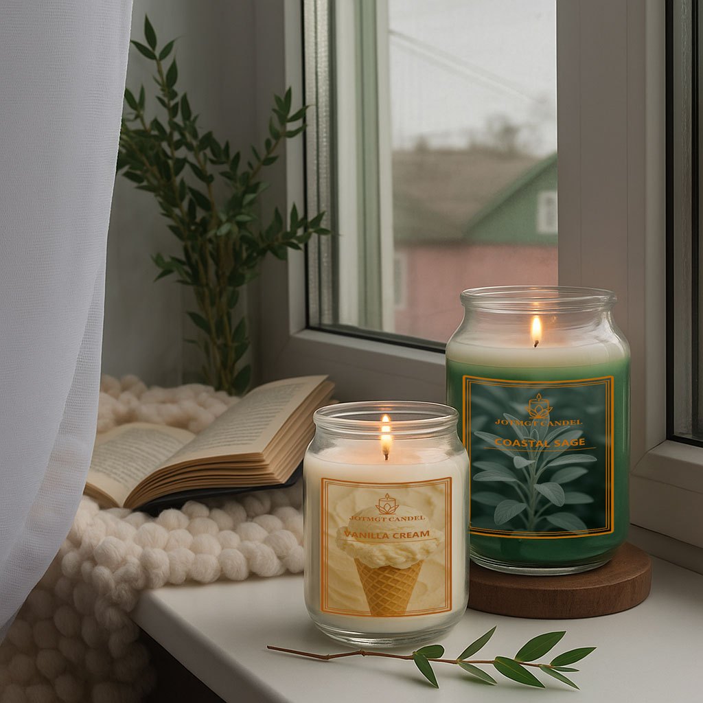 Lavender Scented Candle Set - Jar Candles for Home Decor | Perfect for Mother's Day, Weddings & Special Occasions | Spa-Grade Relaxation Experience