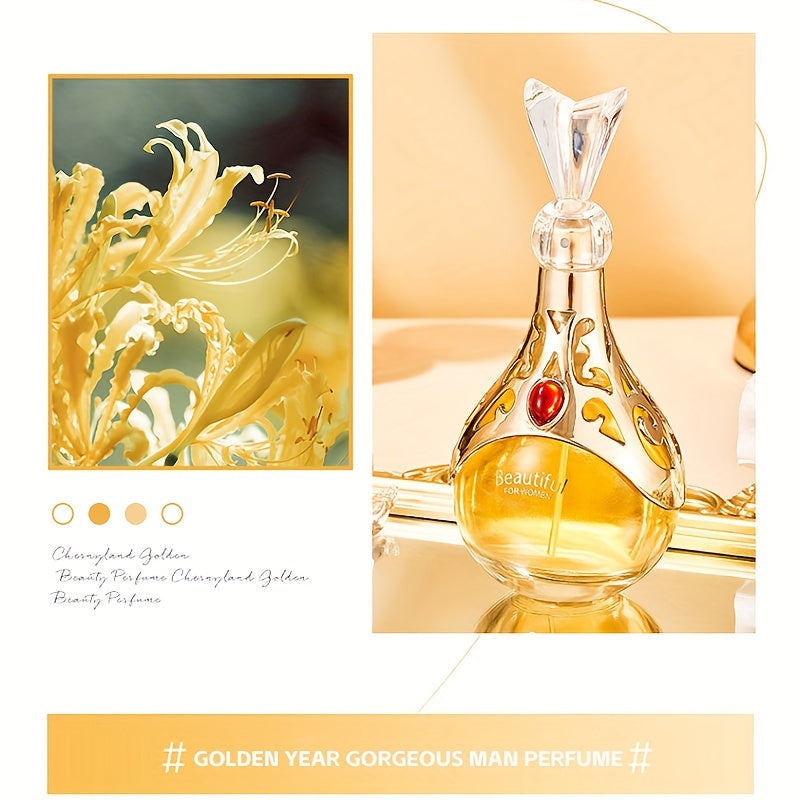 3.38oz Floral Eau De Parfum for Women - Long-Lasting, Refreshing, and Talc-Free Perfume with 10-20% Flavor Concentration - Perfect Gift for Her, Ideal for Dating and Daily Life