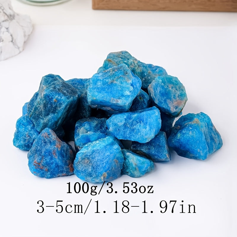 3.53 oz of Unrefined Blue Lin Crystal Ore - a Quartz Mineral Specimen Ideal for Aura Relaxation And, Perfect As a Diffuser Stone for, Home Office Decor, Or As a Collectible Gift for Father'S Day