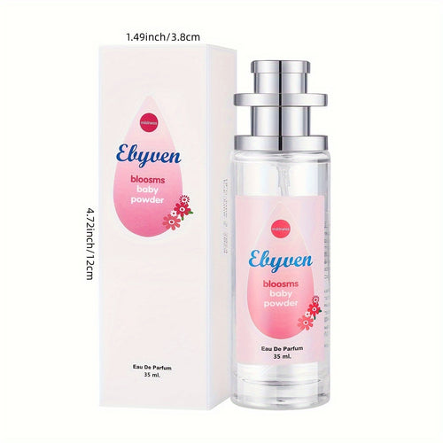 1 Bottle Elyuen Women's Perfume, Floral Scent with Vanilla, Lavender & Cherry Blossom, Pink, Blue, Purple, White, Alcohol-Based, 10-20% Fragrance Concentration, No BPA, Eau De Toilette, 1.18oz