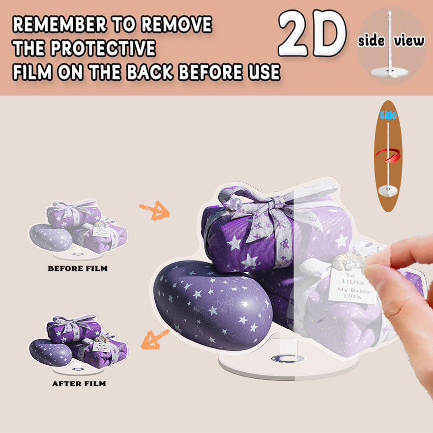 2D Flat, 1pc Rotatable Acrylic Desktop Ornament with Aromatic Stones - Rotating Fragrance Diffuser, Elegant Scented Decor for Home, Office, Party & Spa, Aroma Diffuser, Weddings, Housewarming - Stylish Scented Stone Display Piece, 2D Flat