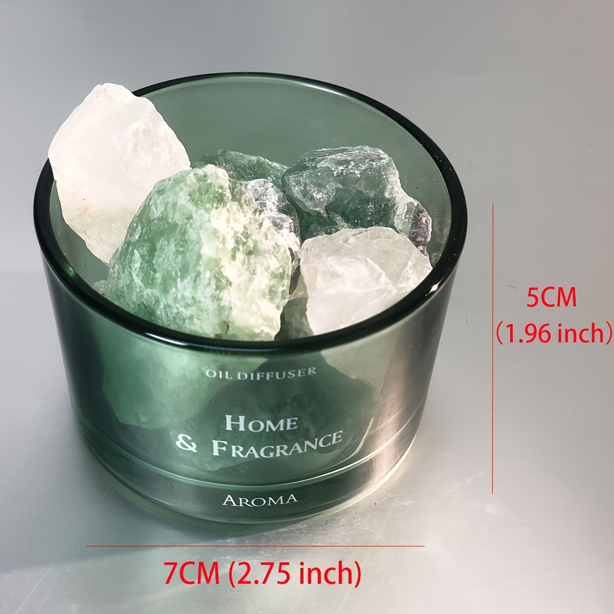 1pc Elegant Five-Color Crystal Scented Stone - Oil-Free Natural Aroma Diffuser for Home Decor, Long-Lasting Fragrance in Pink, Clear, Brown, | No Electricity Needed, Perfect Gift for Women, Mom, Housewarming, Wedding, Birthday | Decorative Air Fresh