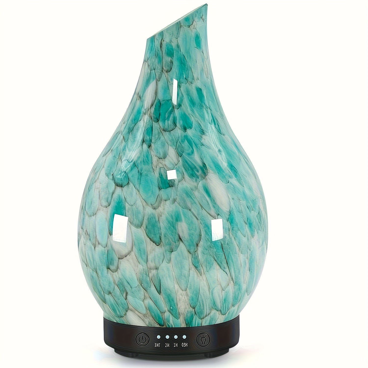 Essential Oil Diffuser 4.06oz - Handmade, BPA-Free, Auto Shut-Off, 4 Timer Settings, 7 Color-Changing LED for Home, Yoga, Office