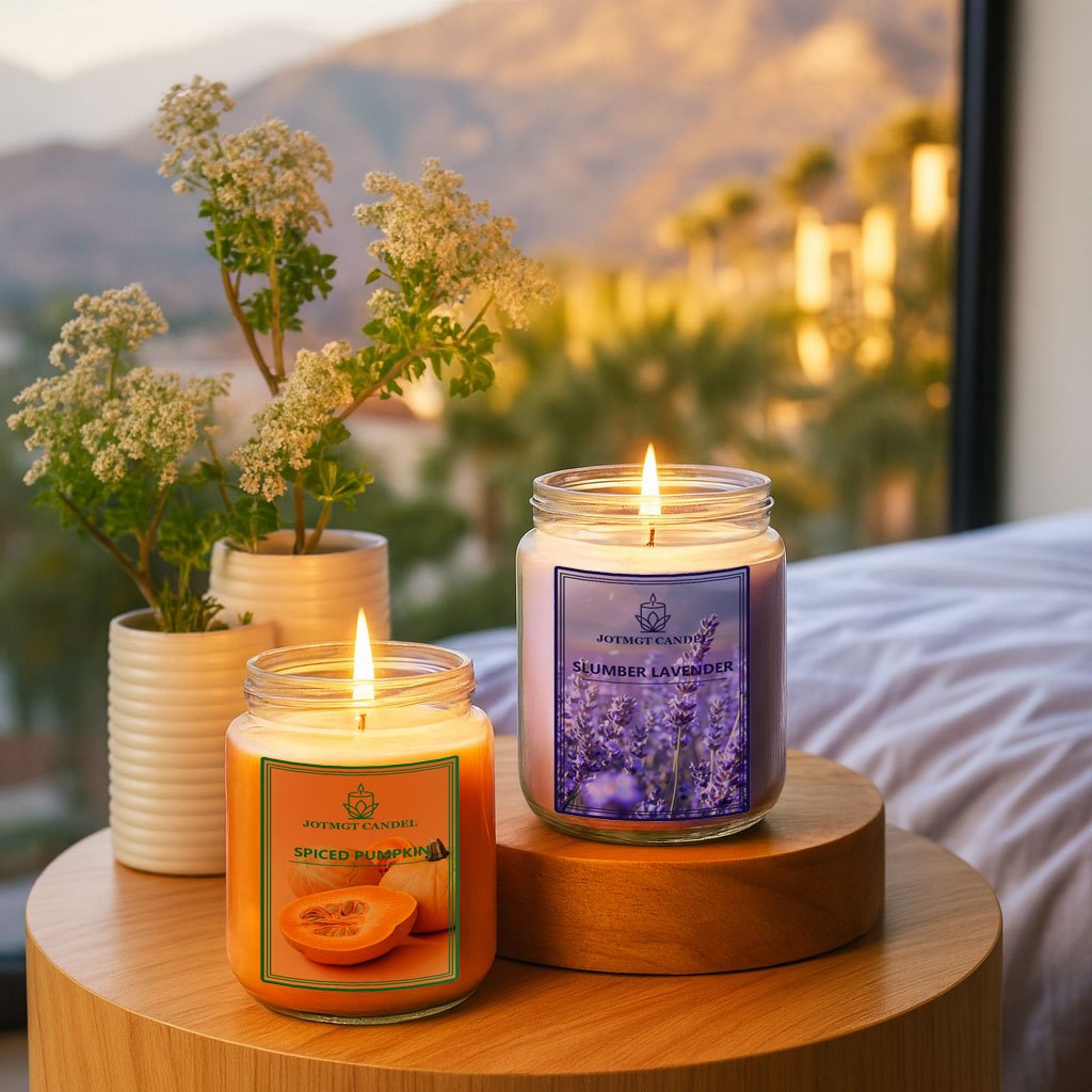 Lavender Scented Candle Set - Jar Candles for Home Decor | Perfect for Mother's Day, Weddings & Special Occasions | Spa-Grade Relaxation Experience