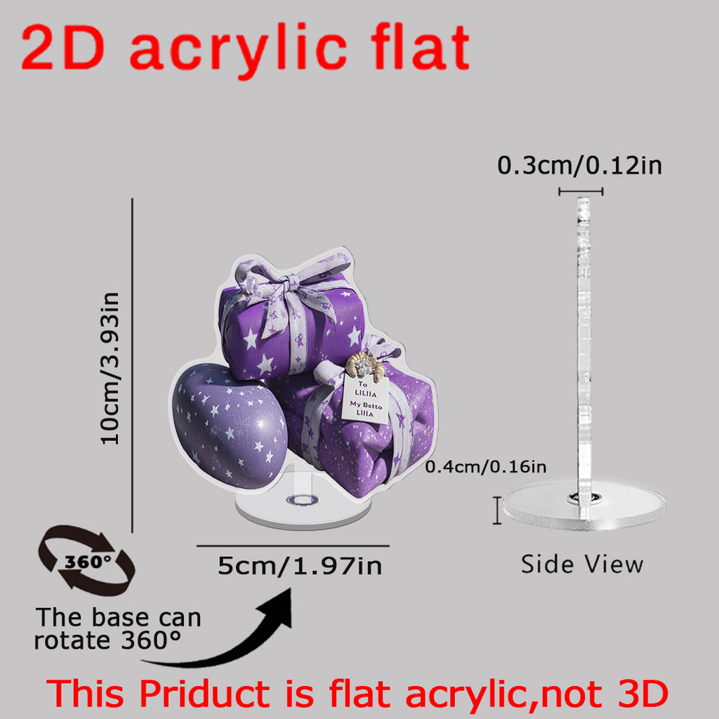 2D Flat, 1pc Rotatable Acrylic Desktop Ornament with Aromatic Stones - Rotating Fragrance Diffuser, Elegant Scented Decor for Home, Office, Party & Spa, Aroma Diffuser, Weddings, Housewarming - Stylish Scented Stone Display Piece, 2D Flat