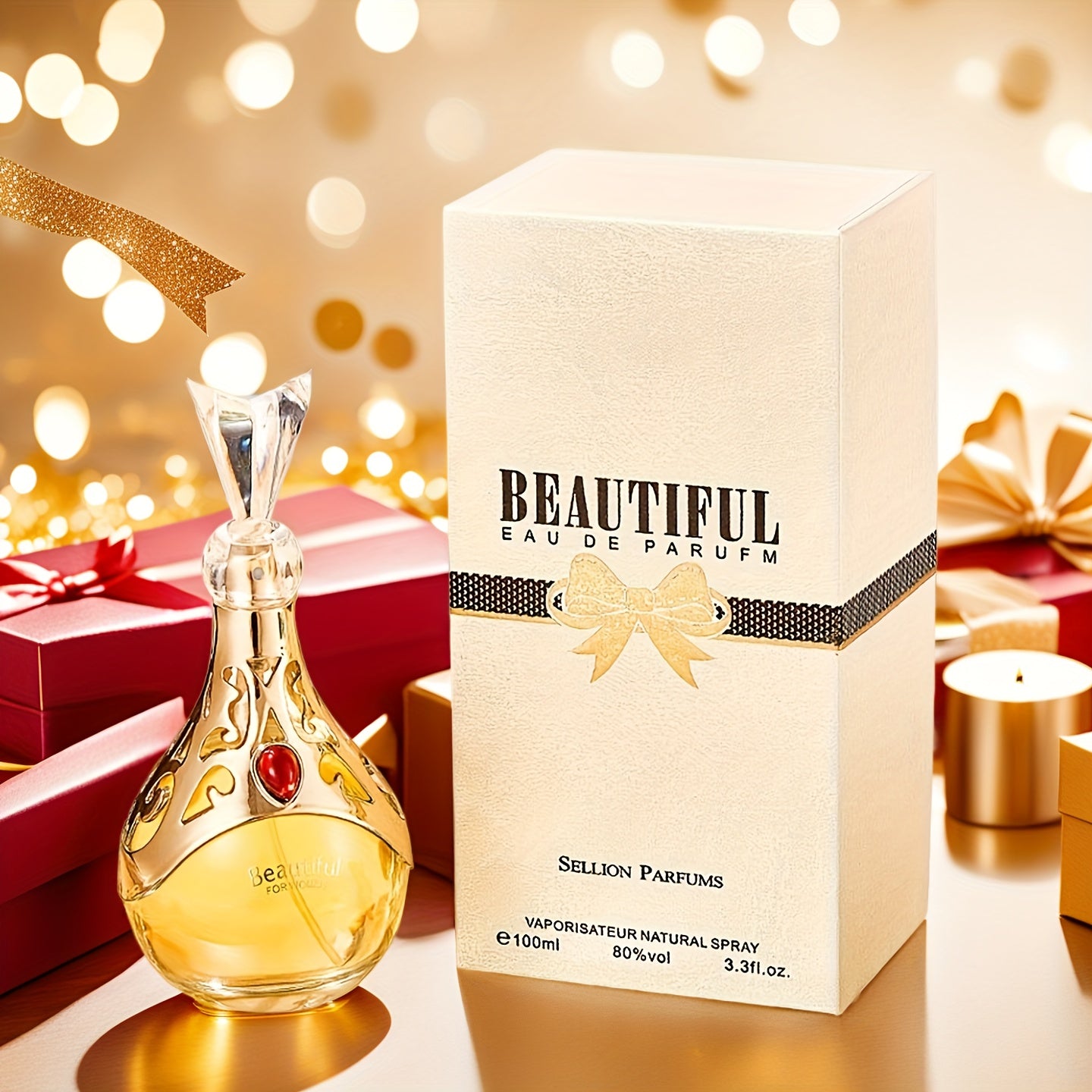 3.38oz Floral Eau De Parfum for Women - Long-Lasting, Refreshing, and Talc-Free Perfume with 10-20% Flavor Concentration - Perfect Gift for Her, Ideal for Dating and Daily Life